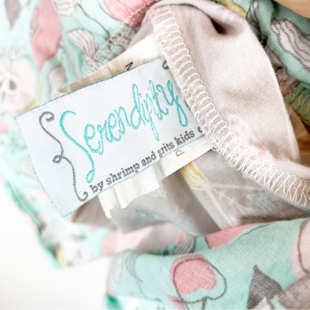 Serendipity by Shrimp & Grits Kids | Girls Ruffle Fox Teepee Print Dress - Picture 6 of 9